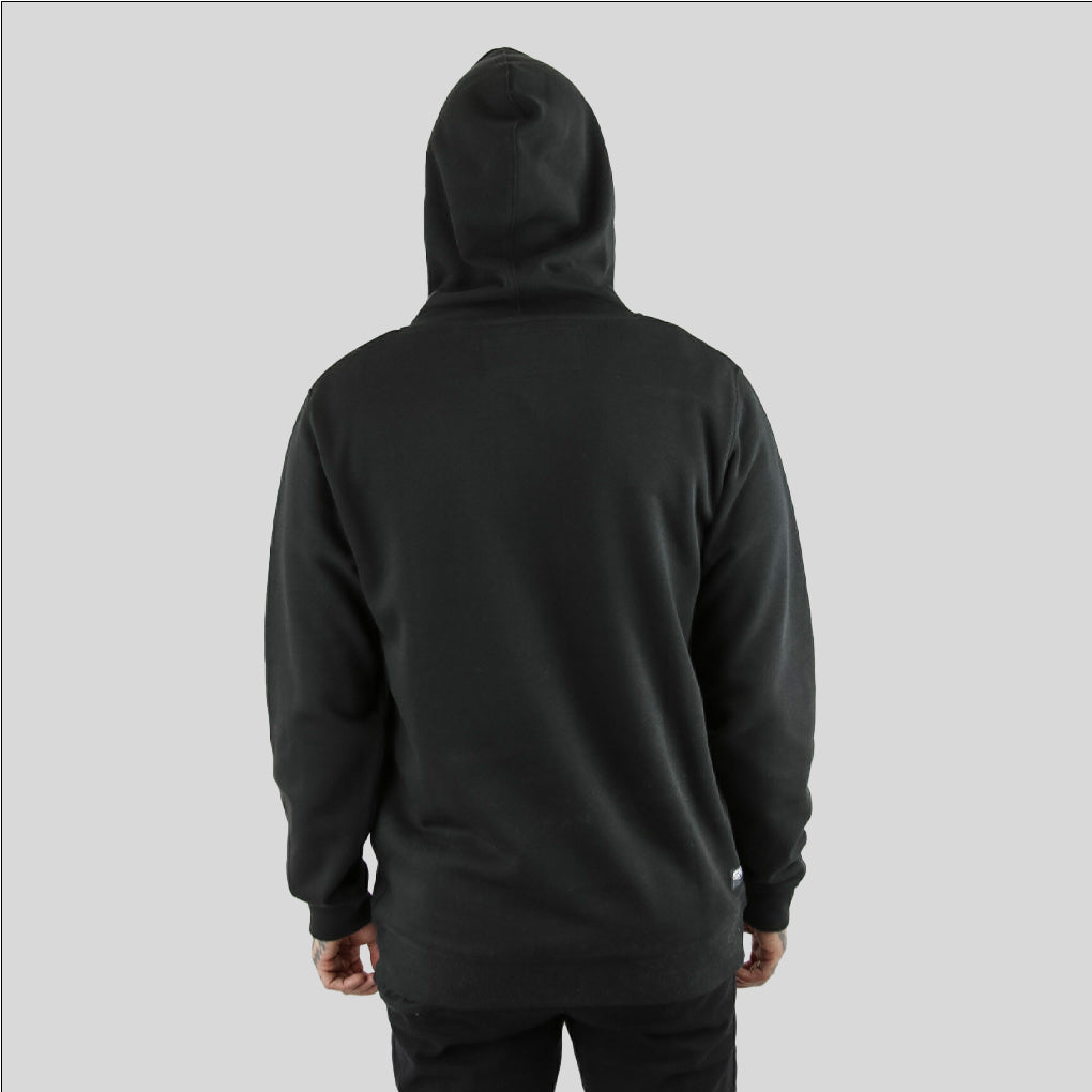 REBUTTAL SMP mens pull over hoodie BLACK - smpclothing