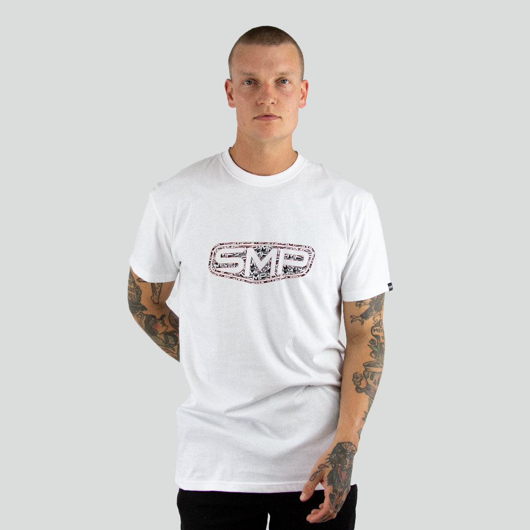 VOLATILE SMP Mens s/s tee WHITE - smpclothing