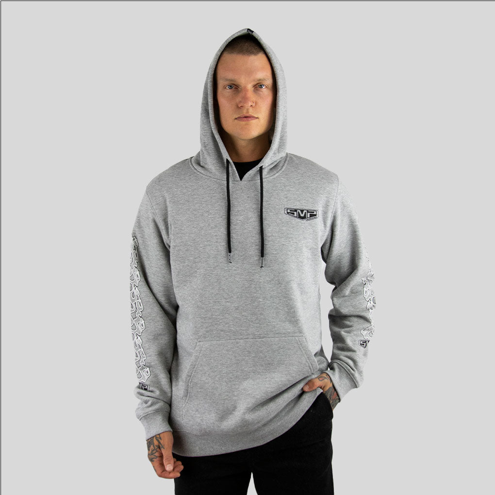 SUPERFIRE SMP mens pullover hoodie LT GRY MLE - smpclothing